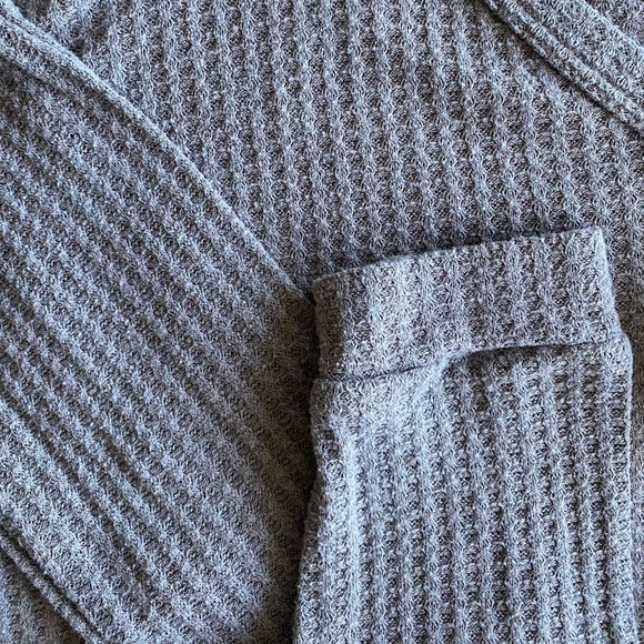 REBECCA TAUPE COLD SHOULDER TOP - Picture 7 of 8